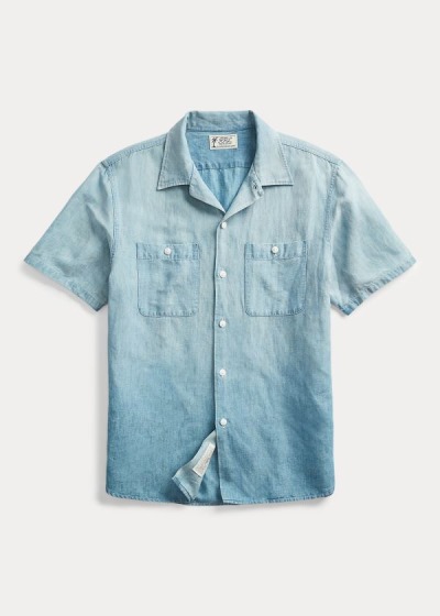 Men's Ralph Lauren Selvedge Chambray Shirts | 926051IFW